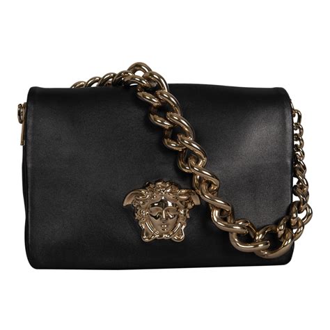 versace medusa leather shoulder bag|versace medusa bag sale.